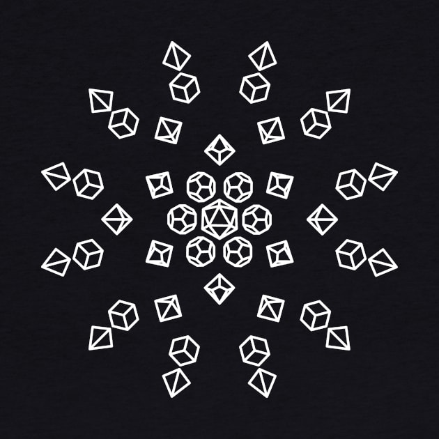 Starburst Polyhedral Dice by OfficialTeeDreams